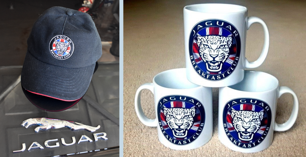 Jaguar Breakfast Club Merchandise - Mugs, Caps, Polo Shirts, Books, Car Stickers